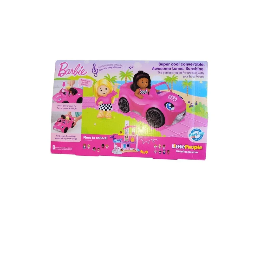 Fisher-Price Little People Barbie Convertible Kids OS Pink New Musical Toy HCF59